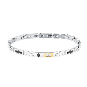 MASERATI-DIAMONDS-JM125ATY25-Βραχιόλι-Τρίχρωμο-Με-Τρίαινα